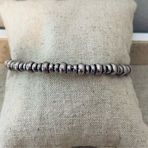 Alex and Ani Silver Beaded Bracelet